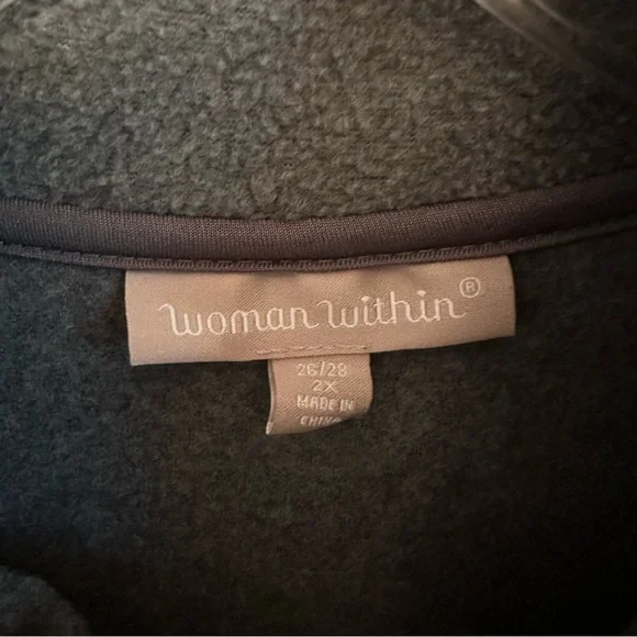 Woman Within - Zip Front Vest - Picture 2 of 6